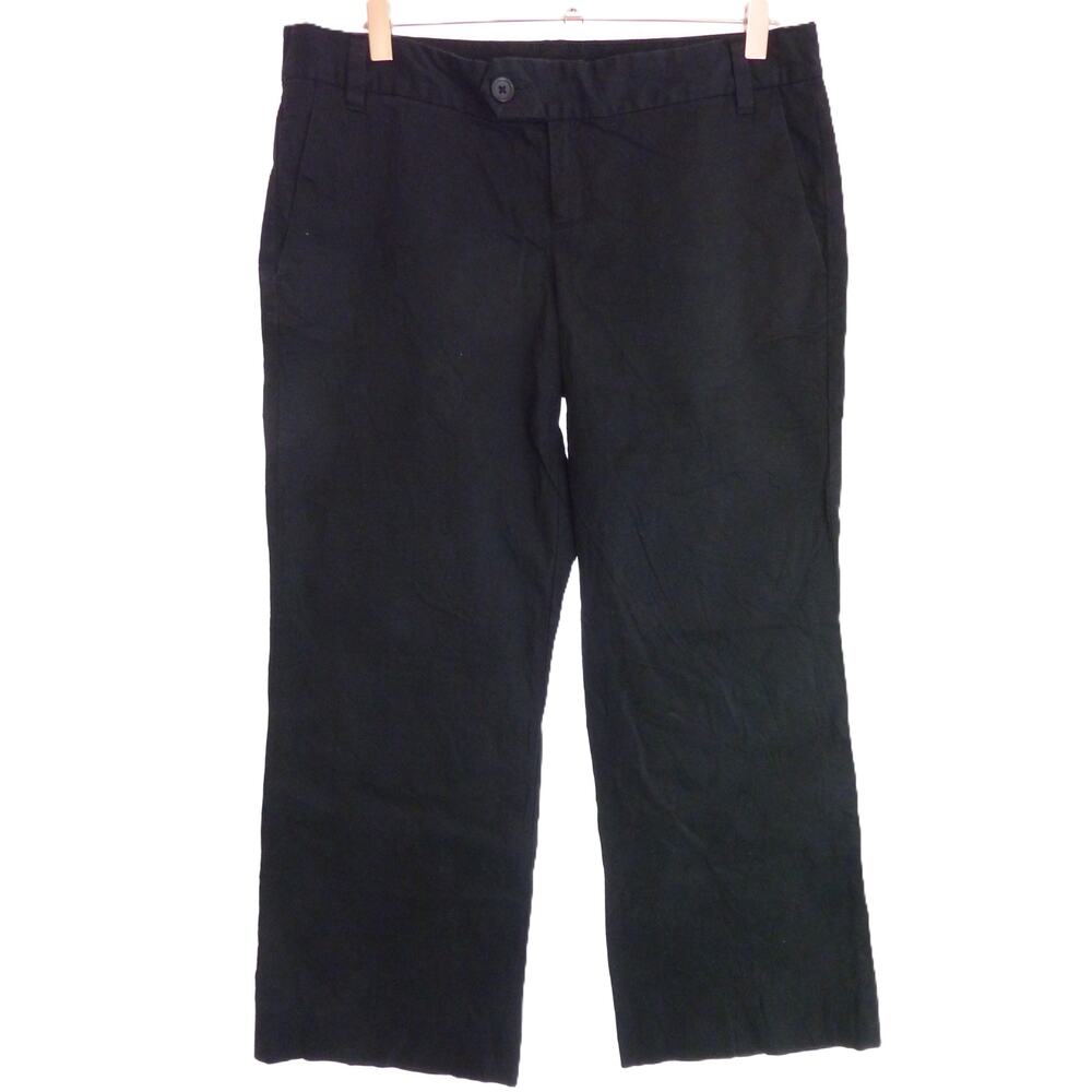 Banana Republic Stretch Size 8 Black Pants